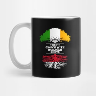 Irish Grown With Monacan Roots - Gift for Monacan With Roots From Monaco Mug